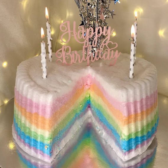 Candy Floss Cake Candy Floss Cakes & Glitter Drink Bombs