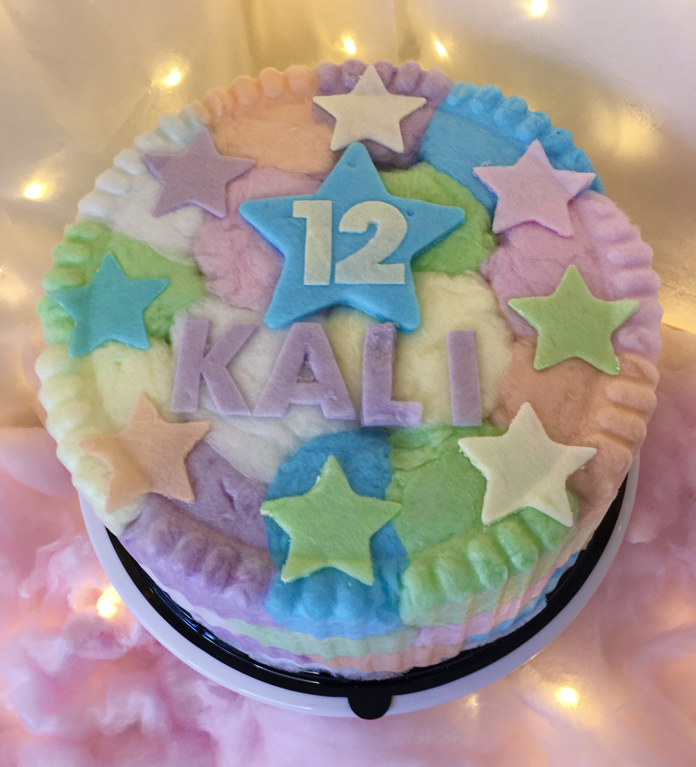 Party Puffs Candy Floss Cake Candy Floss Cakes & Drink Glitter Bombs