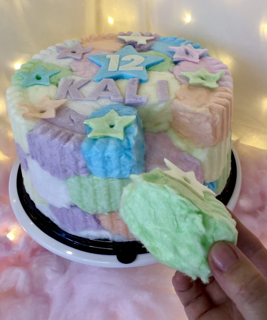 Party Puffs Candy Floss Cake Candy Floss Cakes & Drink Glitter Bombs