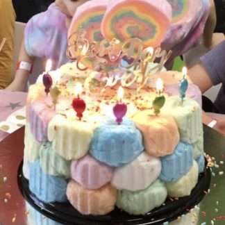 Party Puffs Candy Floss Cake