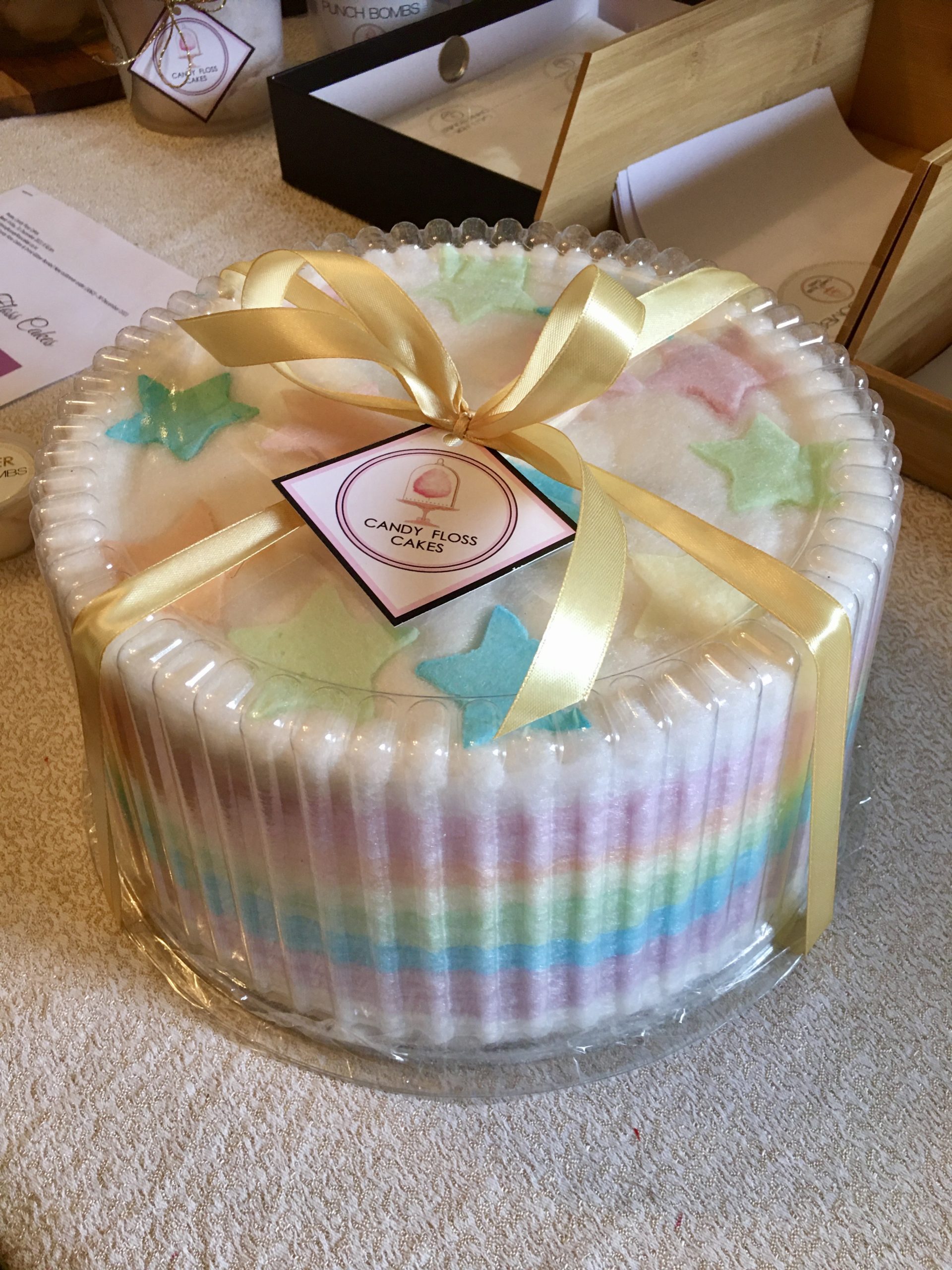 Candy Floss Cake Candy Floss Cakes & Glitter Drink Bombs