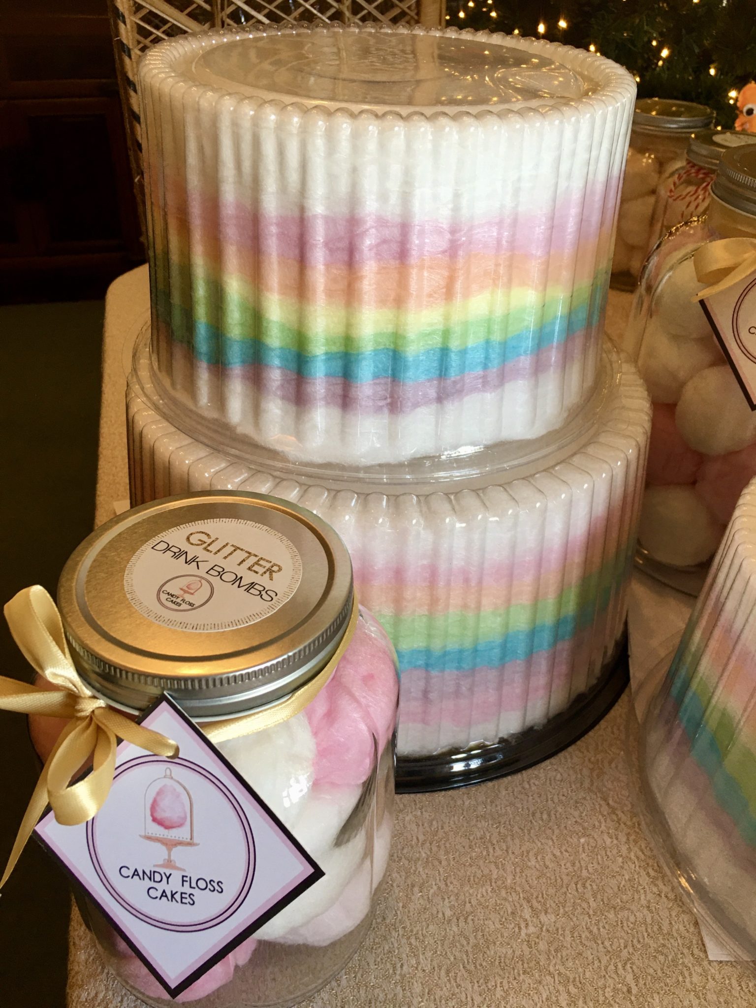 Candy Floss Cake Candy Floss Cakes & Glitter Drink Bombs