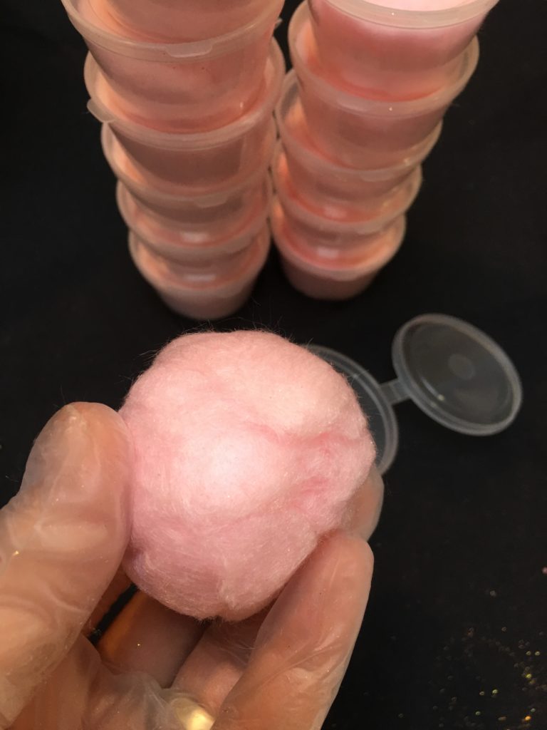 Glitter Drink Bombs Individually Packaged Candy Floss Cakes