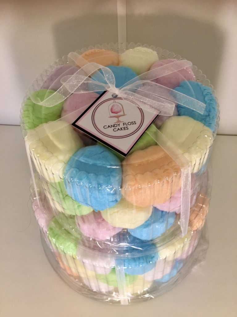 Party Puffs Candy Floss Cake Candy Floss Cakes & Glitter Drink Bombs